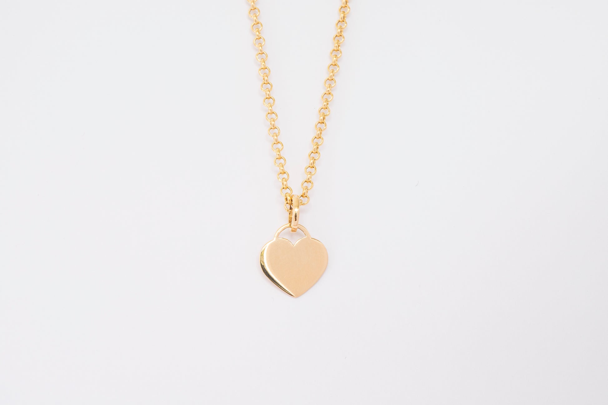 DIJE CORAZÓN PLACA