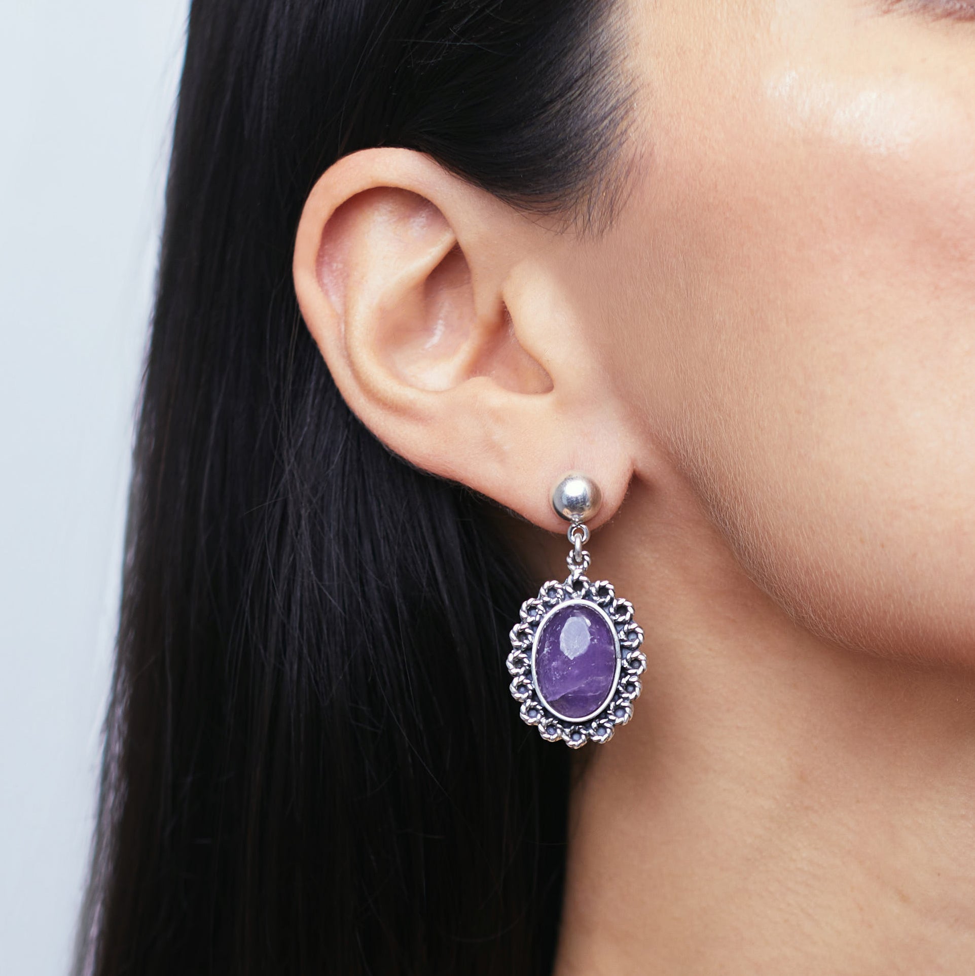 AMETHYST EARRINGS