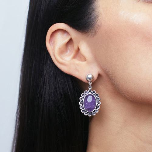 AMETHYST EARRINGS