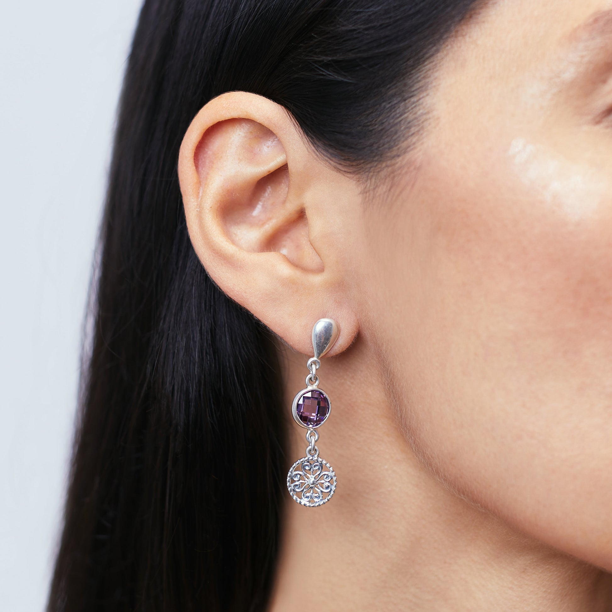 AMETHYST CIRCONIA SET