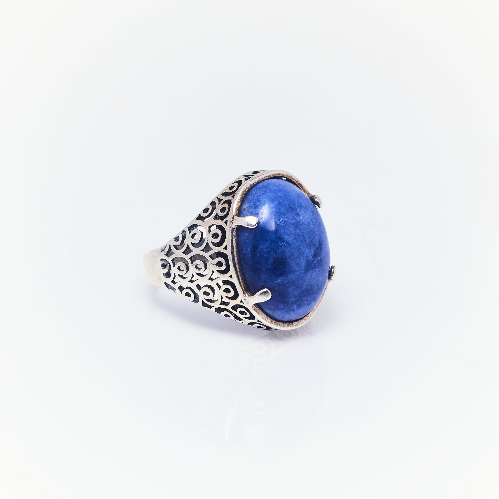 Anillo Con Piedra Lapislázuli 2 - ANDREA