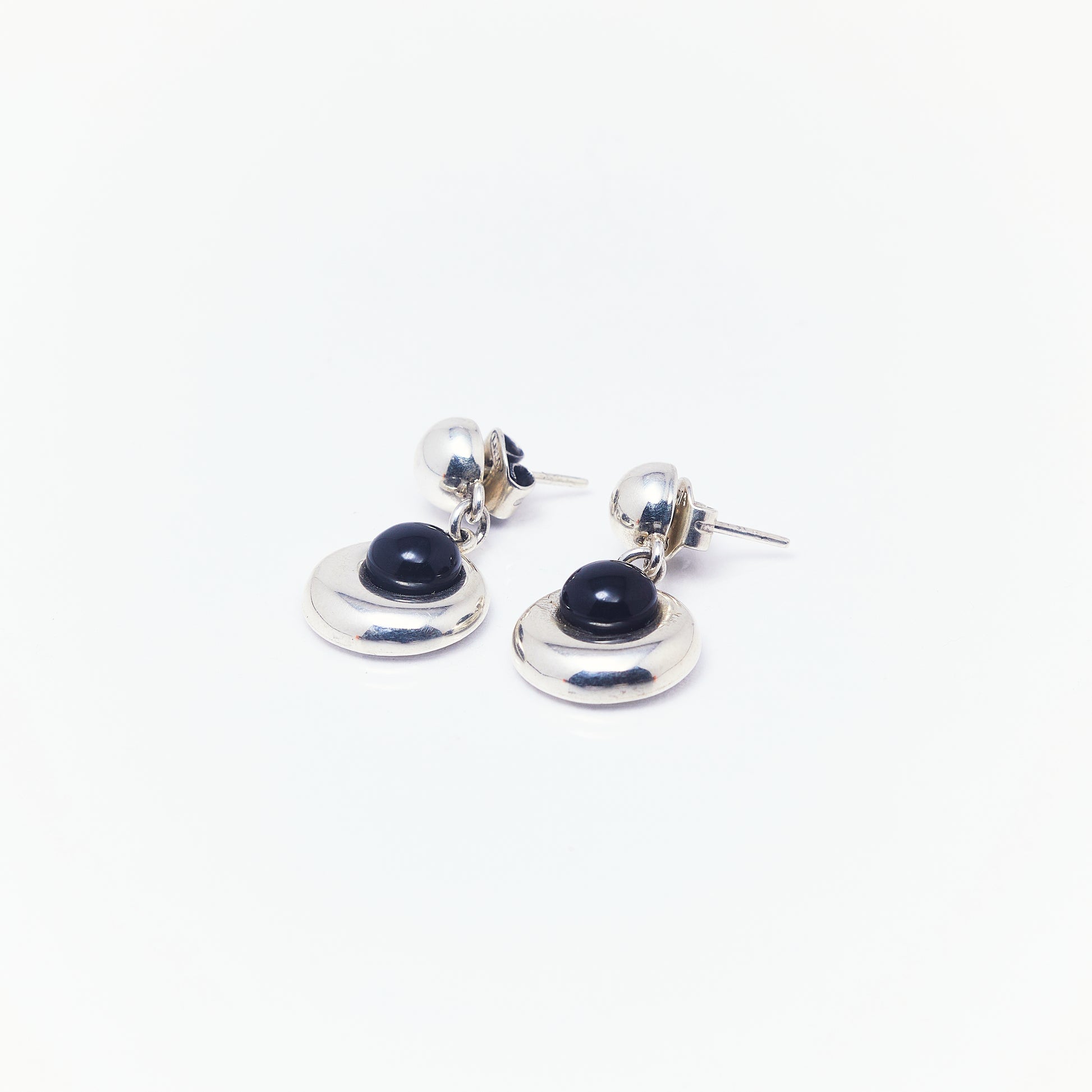 Aretes Onix Cabuchon - ANDREA