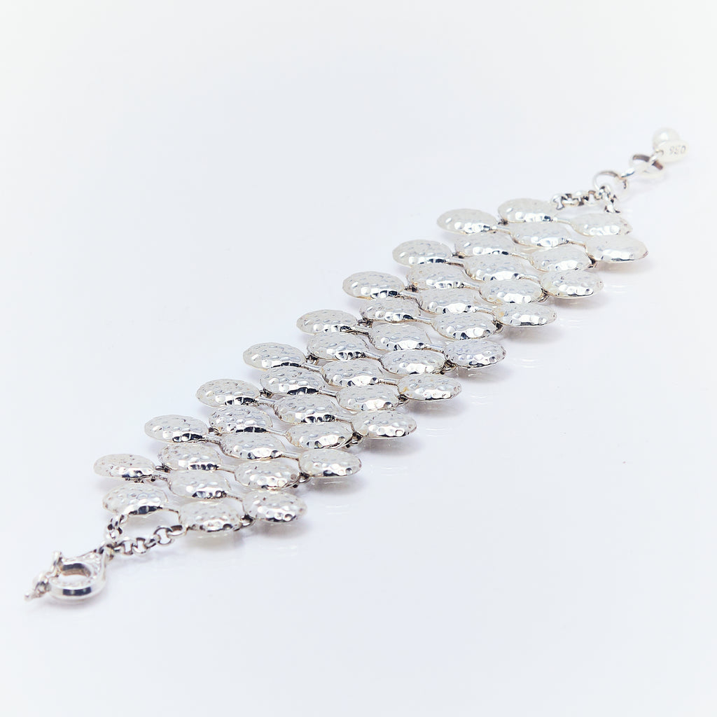 Pulsera Plata Diamantado - ANDREA
