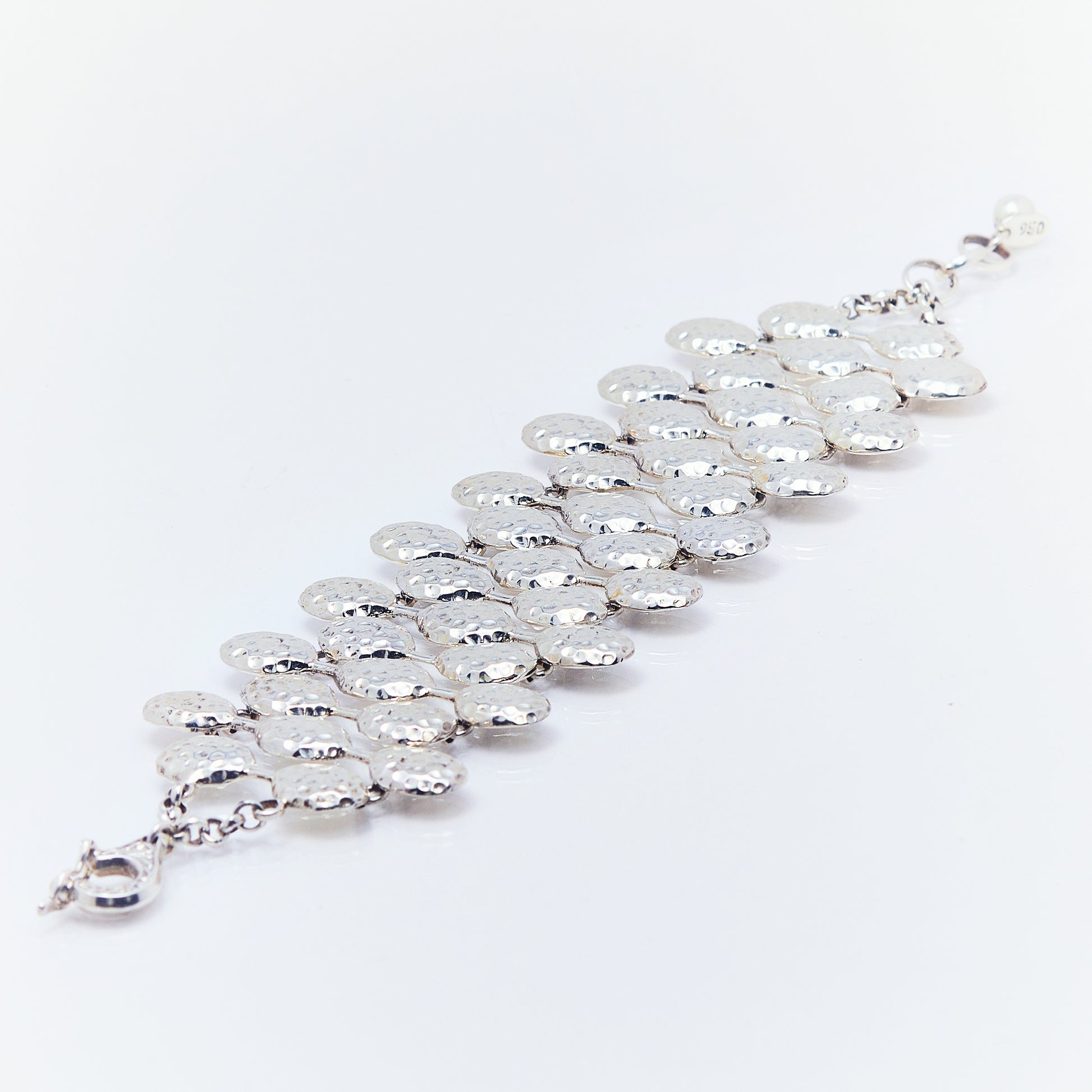 Pulsera Plata Diamantado - ANDREA