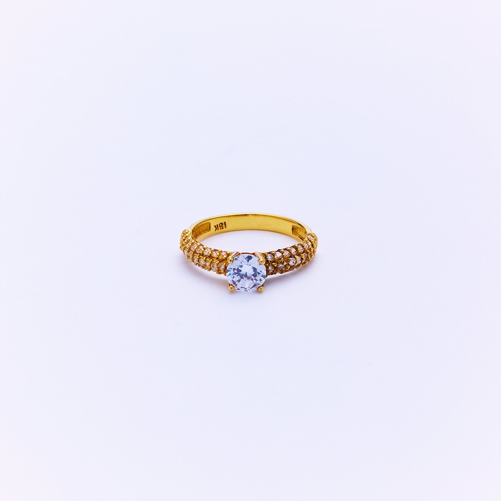 DOUBLE RIVIERE SOLITAIRE RING I